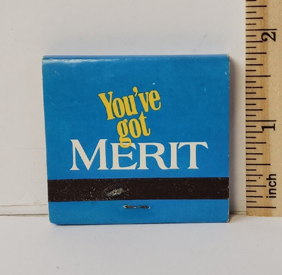 Vintage UNSTRUCK Matchbook – Merit Cigarettes – “Yes You Can” w/Woman – VGC