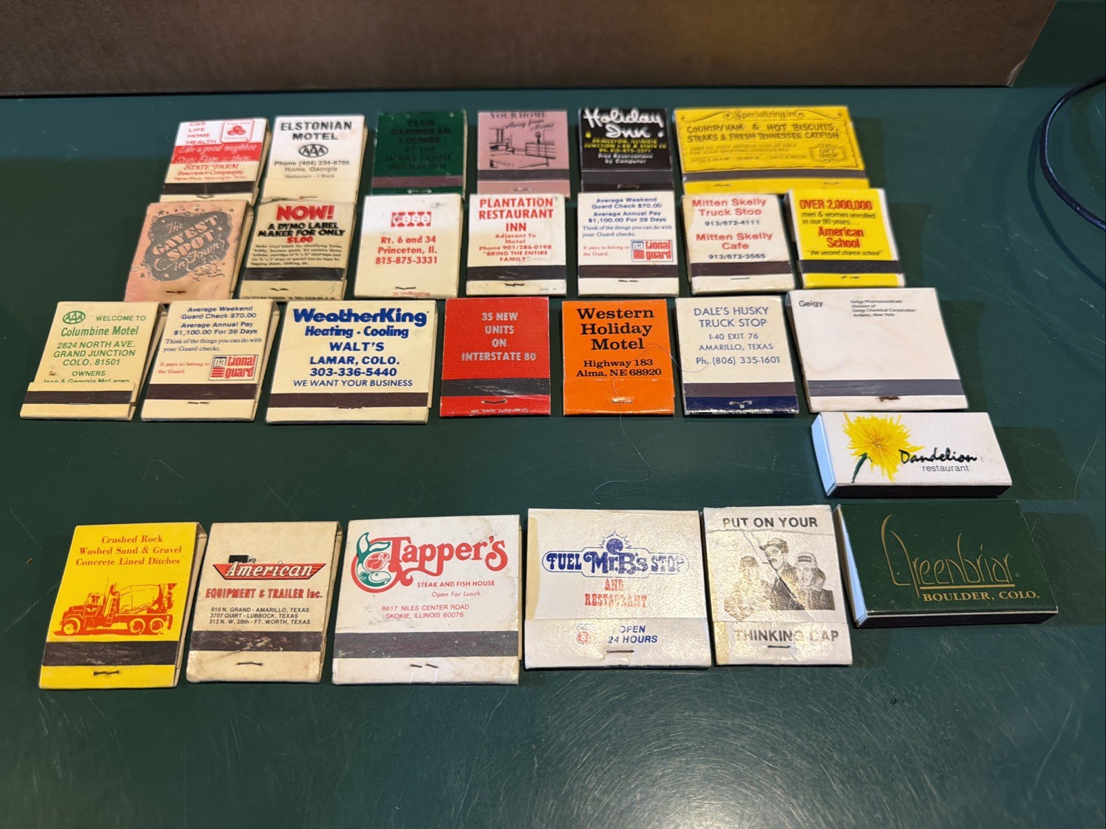 Vintage Matchbooks Lot Of 25+ Various Subjects,