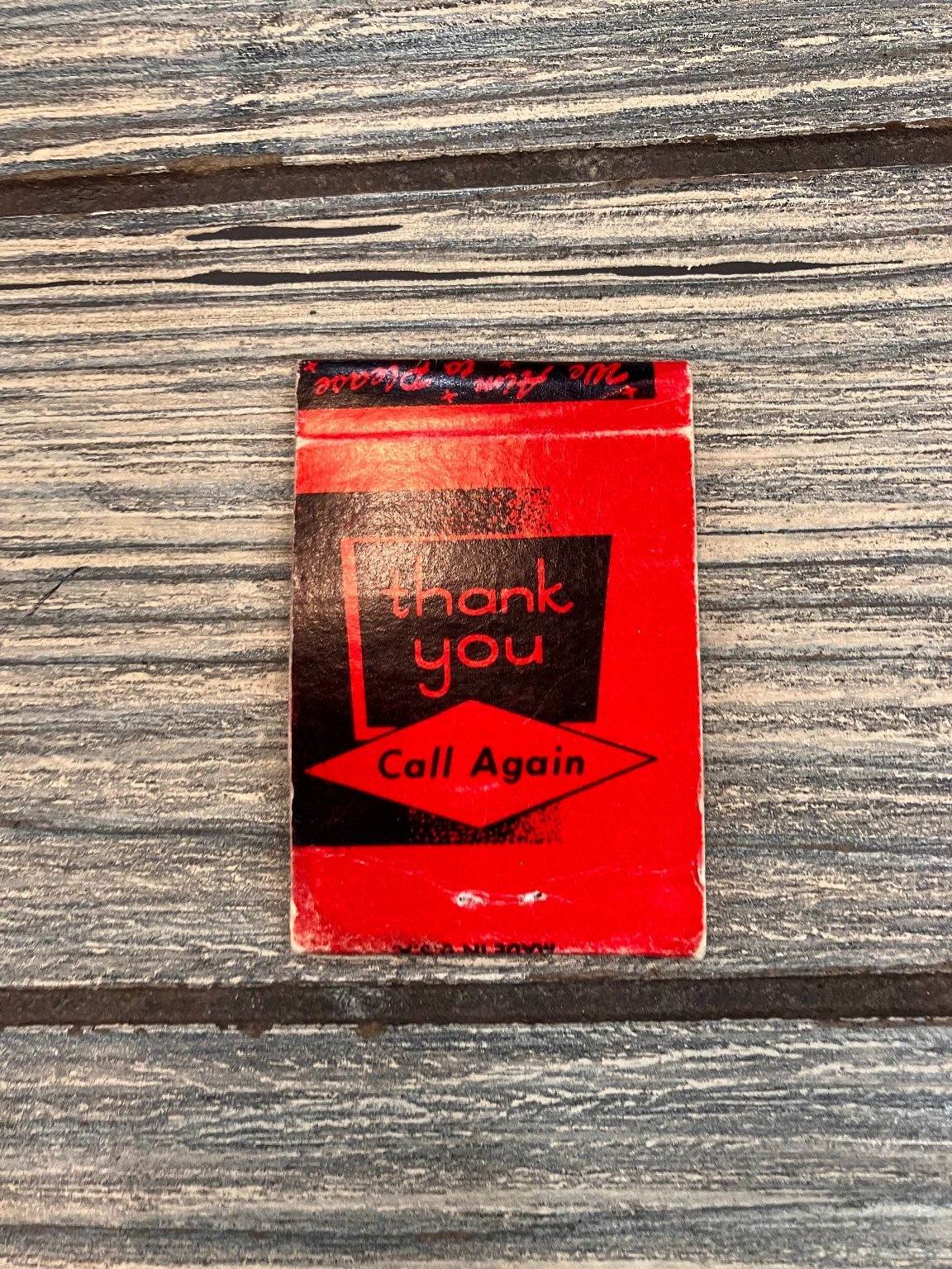 BARNEY’S Belleville Kansas Vintage 1950s-70s Red Black Schultz Beer Matchbook