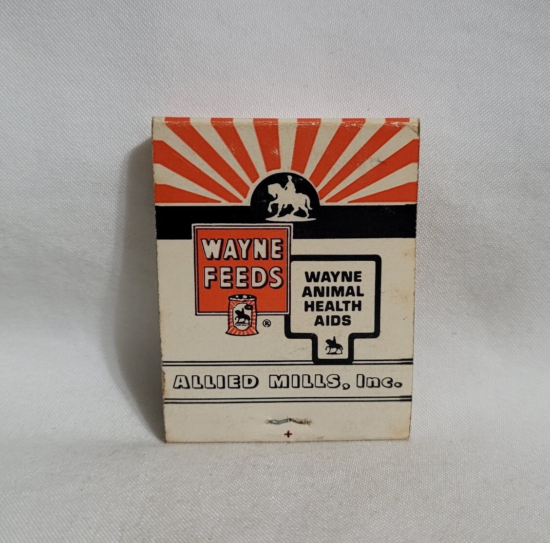 Vintage Matchbook Cover DeGrote Beloit Grain Wayne Feed Illinois Advertising