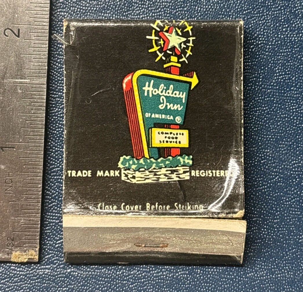 Vintage Holiday Inn Destin Florida US Highway 98 Black Empty