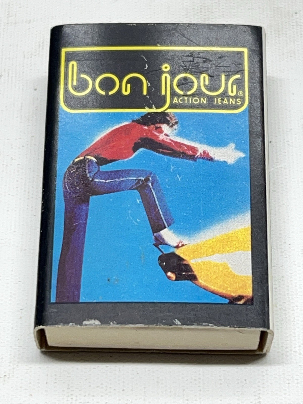 Vtg Bon Jour Action Jeans Advertising Unstruck Matchbox Michael Jackson Levis