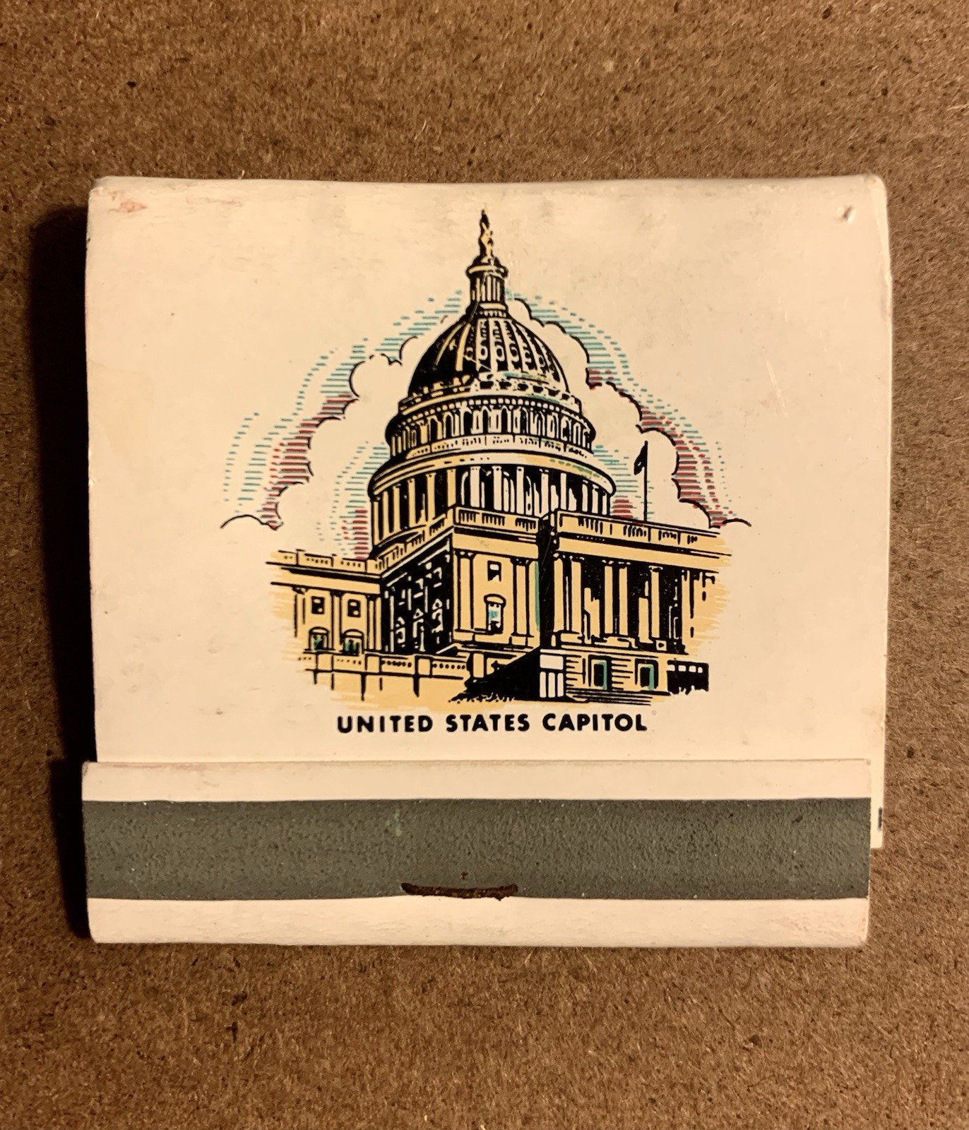Washington DC ~ United States Capitol ~ Historic Matchbook, As Is*