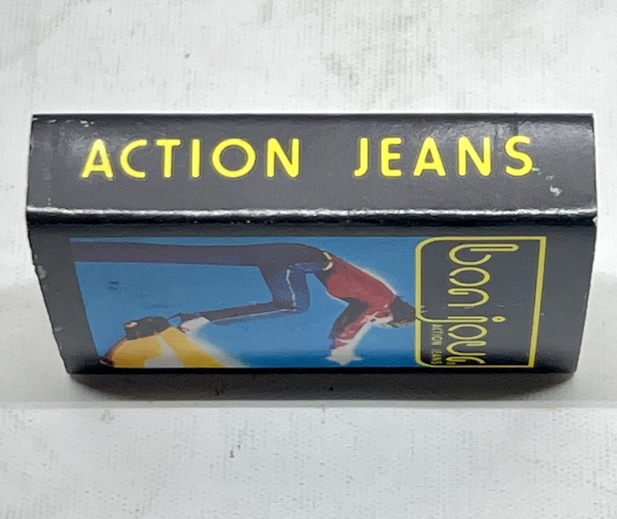 Vtg Bon Jour Action Jeans Advertising Unstruck Matchbox Michael Jackson Levis