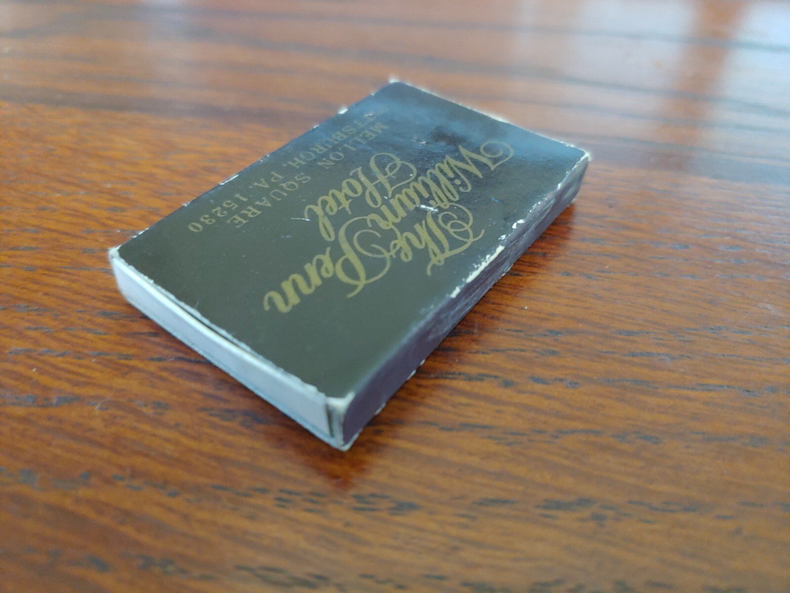 Vintage WILLIAM PENN HOTEL La Plume Restaurant Pittsburgh PA Matchbook Box 80s