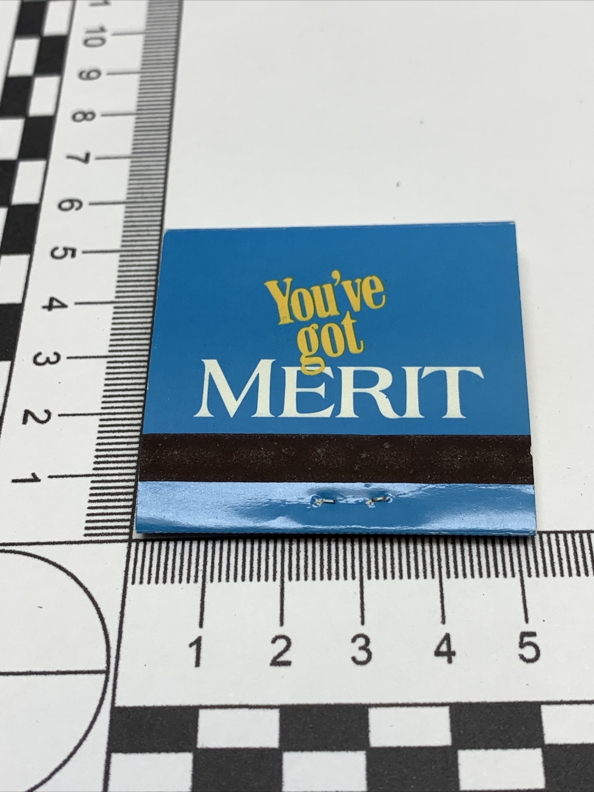 Vintage Matchbook Cover Merit Cigarettes Yes You Can! Unstruck Kg