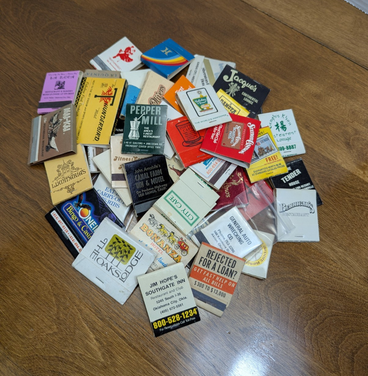 40+ Vintage Matches/Matchbook Lot Randomly Selected/Restaurant/Hotel/Casino/Ads