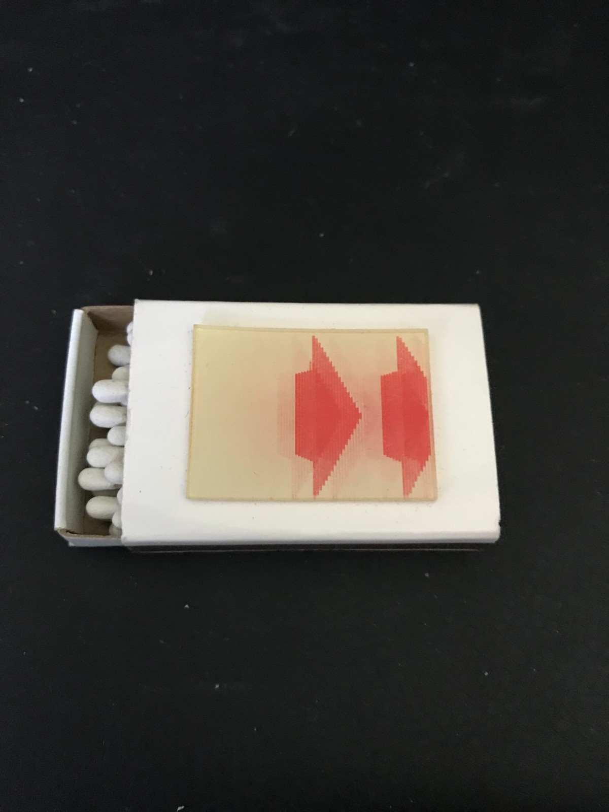 Cardboard Matchbox with Moving Pattern – A aga