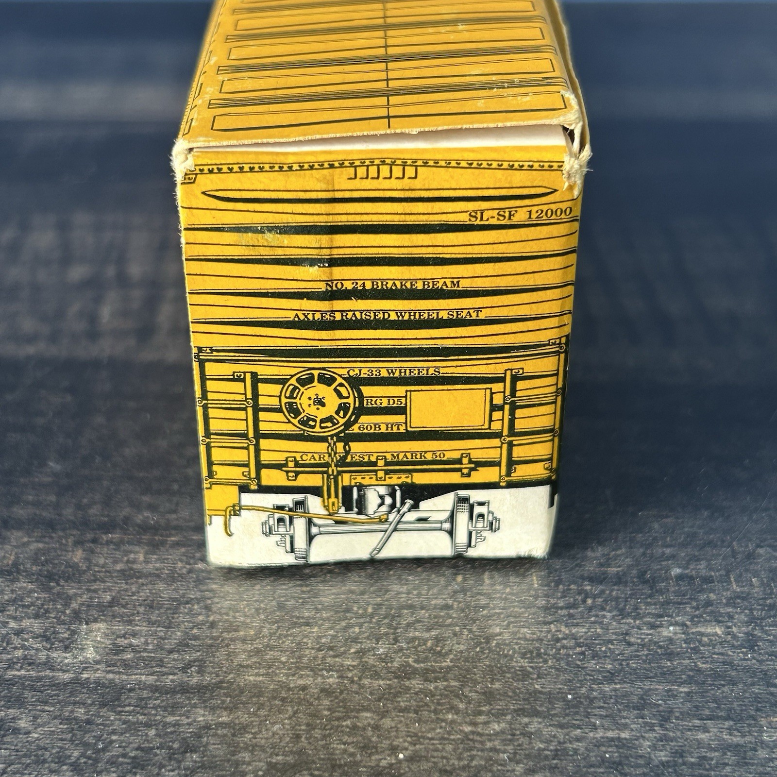 VTG Ship it on the Frisco Line Boxcar w/ 25 Matchbooks Cardboard Train Railway