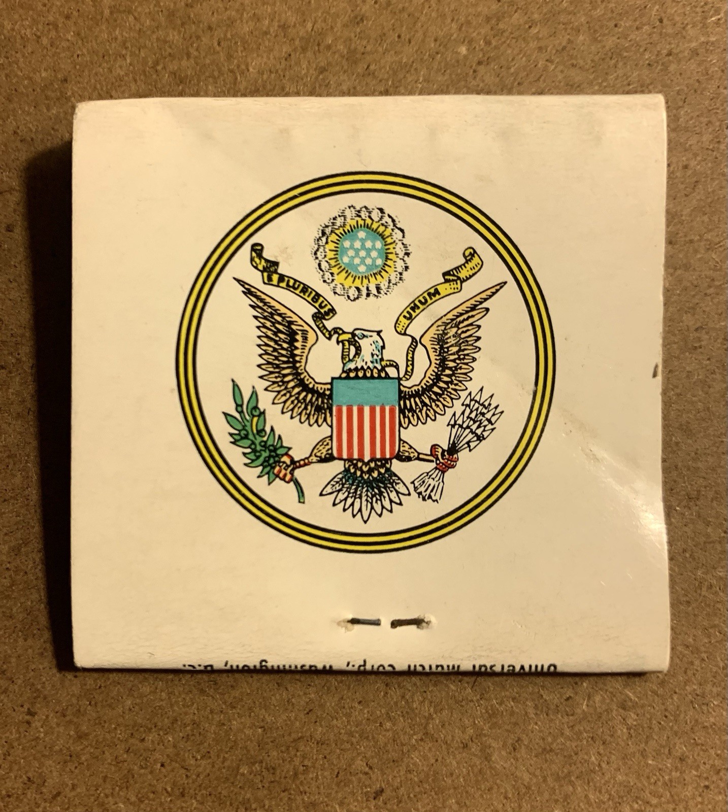 Washington DC ~ United States Capitol ~ Historic Matchbook, As Is*