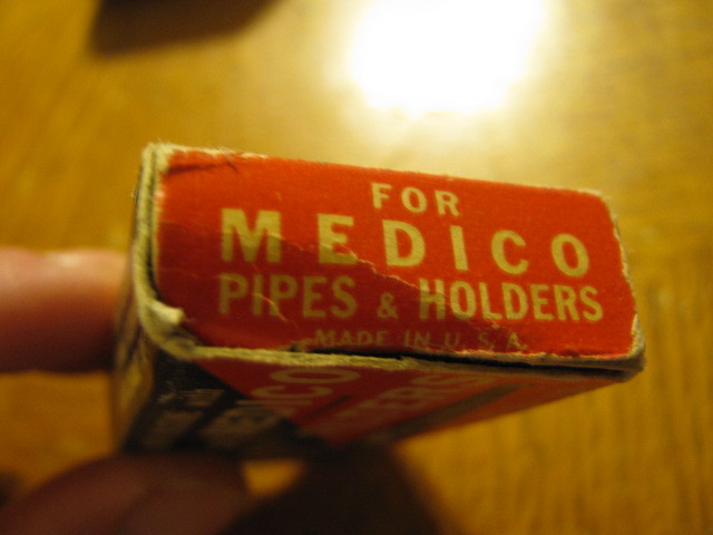 Genuine Medico Filters Small Soft Cardboard Empty Box matchbook