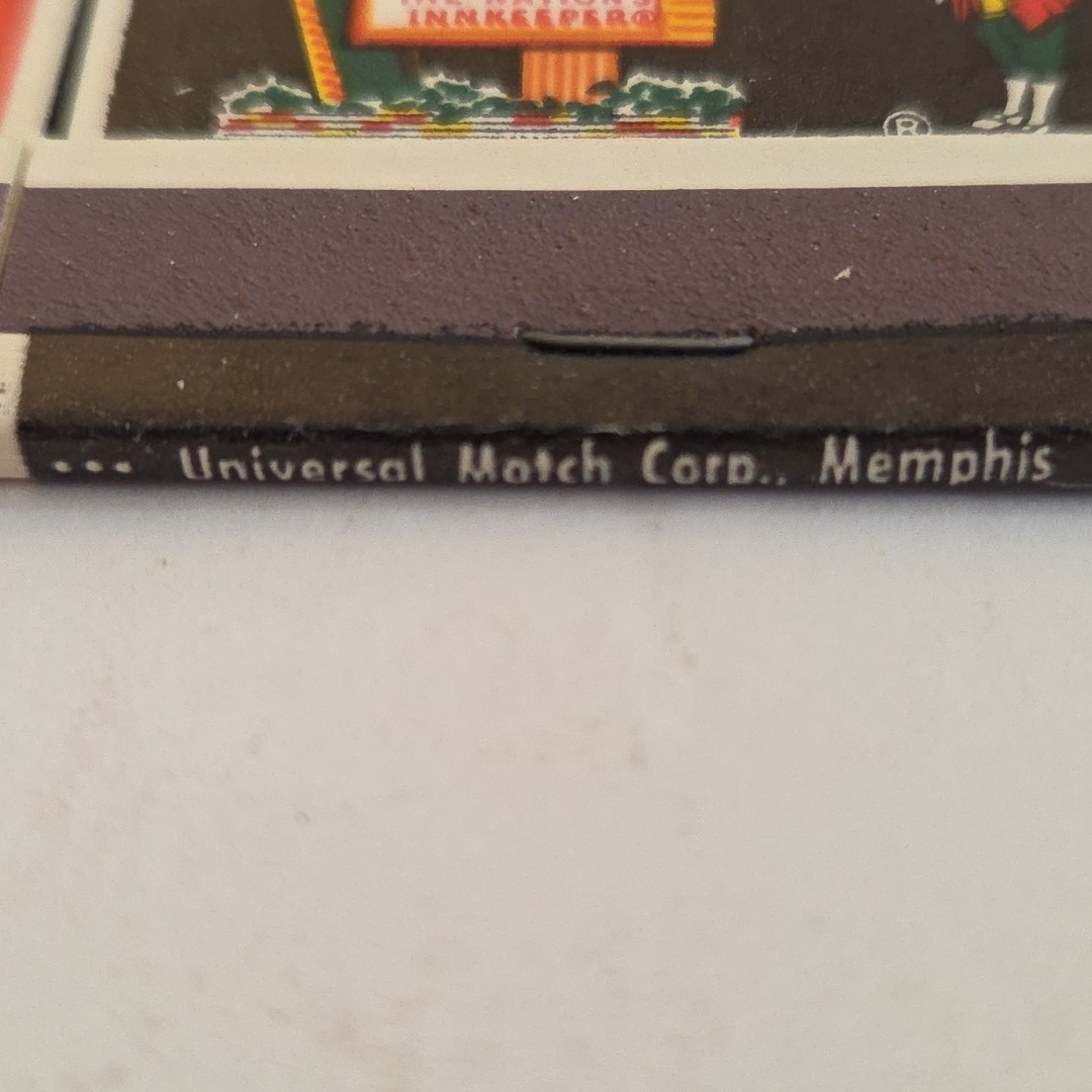Vintage Matchbook Holiday Inn Hotel Lot (4) Green Yellow Red Black~ Unstuck NOS