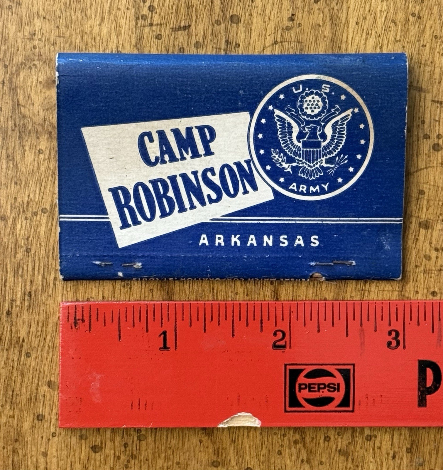 (3) VINTAGE Camp Robinson Arkansas FULL Matchbooks United States Army