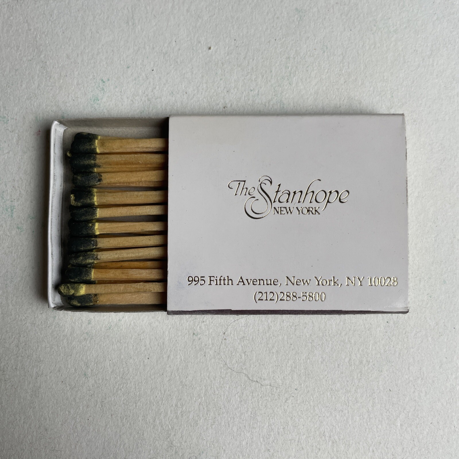 Vintage Matchbook The Card Players Paul Cezanne The Stanhope NY