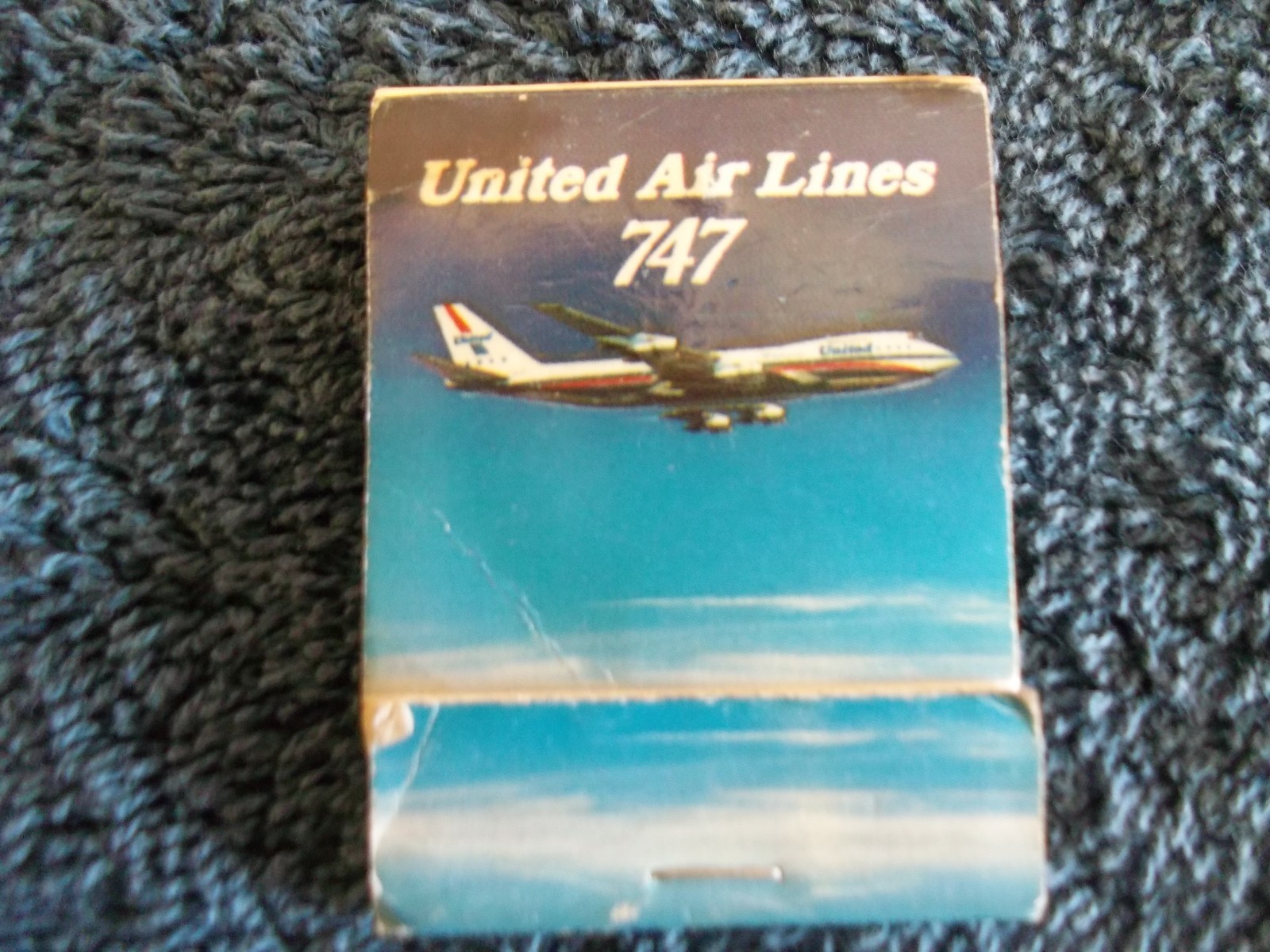 Vintage United Air Lines DC-10 747 The Friend Ships Matchbook.