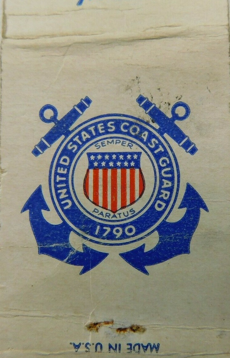 United States Coast Guard Looking For A Career? Vintage Matchbook Cover
