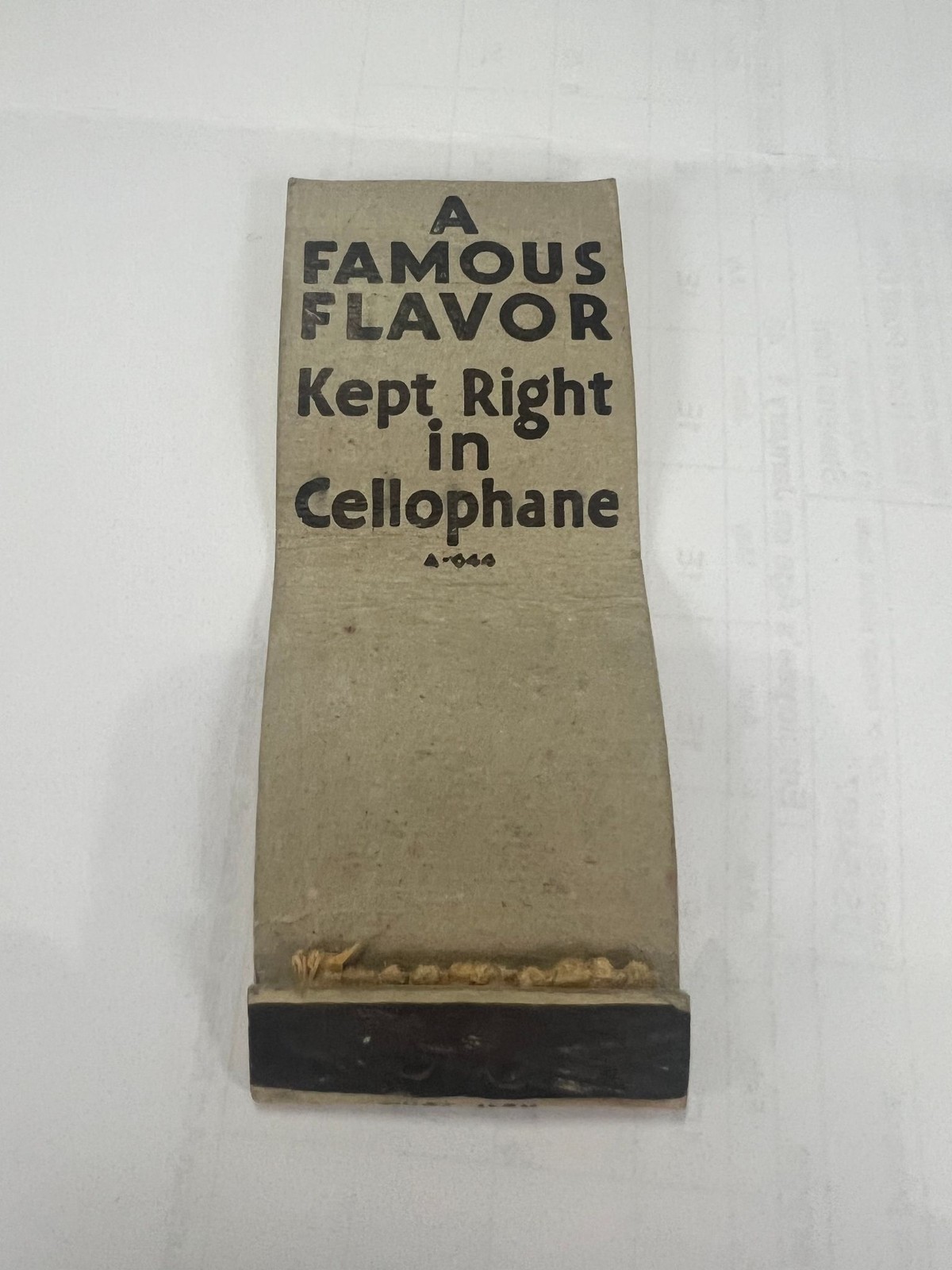 Wrigleys Spearmint Advertising Matchbook Sleeve Vintage Gum Cellophane Ad Rare