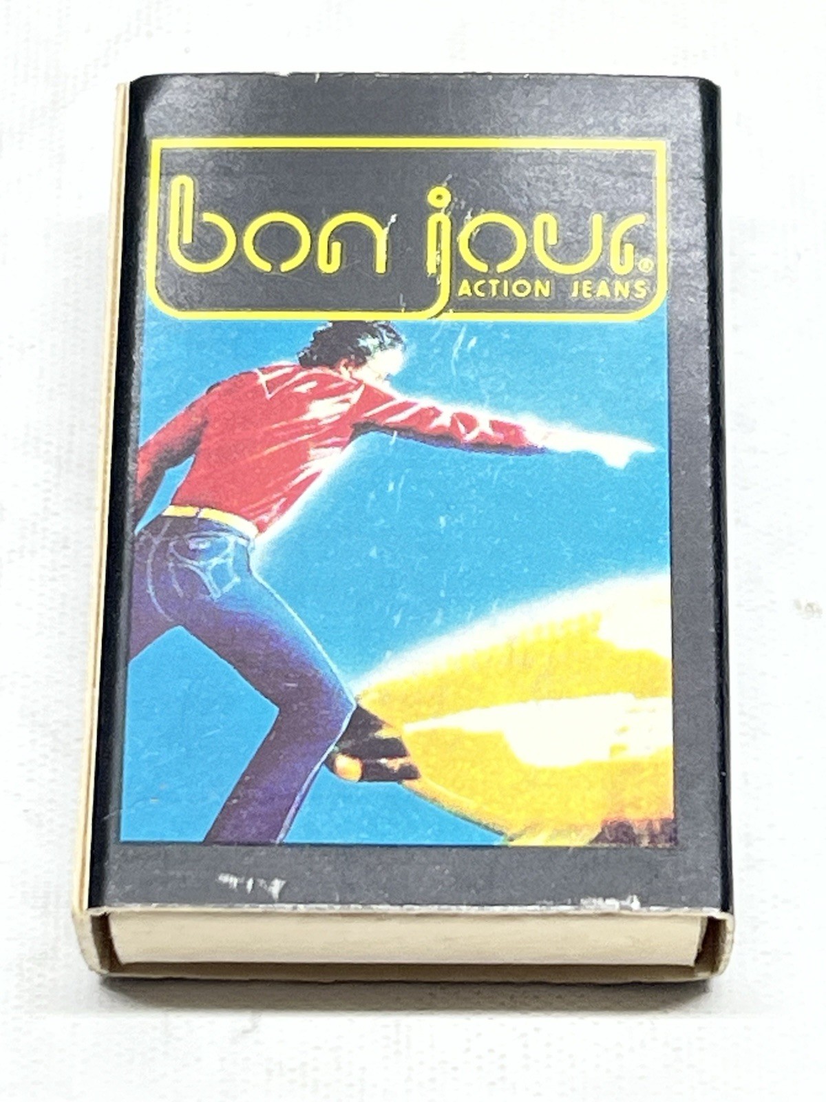Vtg Bon Jour Action Jeans Advertising Unstruck Matchbox Michael Jackson Levis