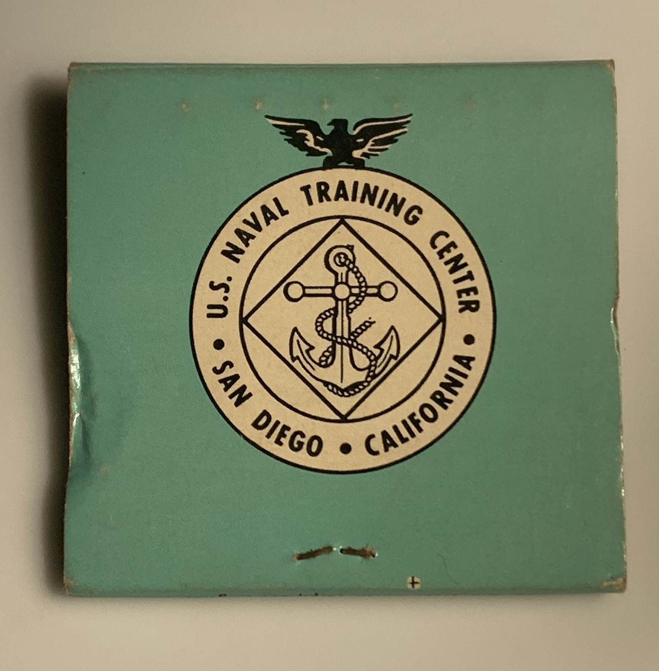 United States ~ Naval Training Center ~ Hard to Find ~ Vintage Matchbook ~