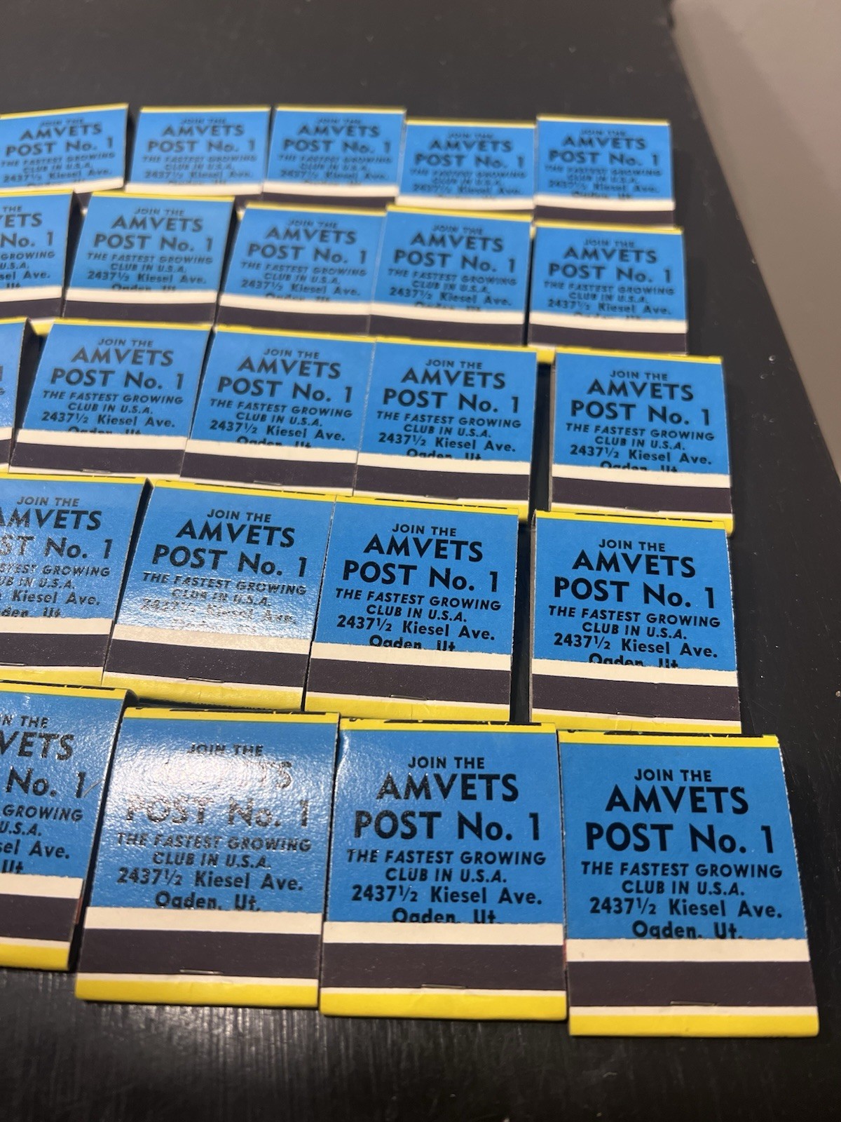 Vintage Pin Up Matchbook Lot AMVETS Ogden Utah Advertising Unused 35