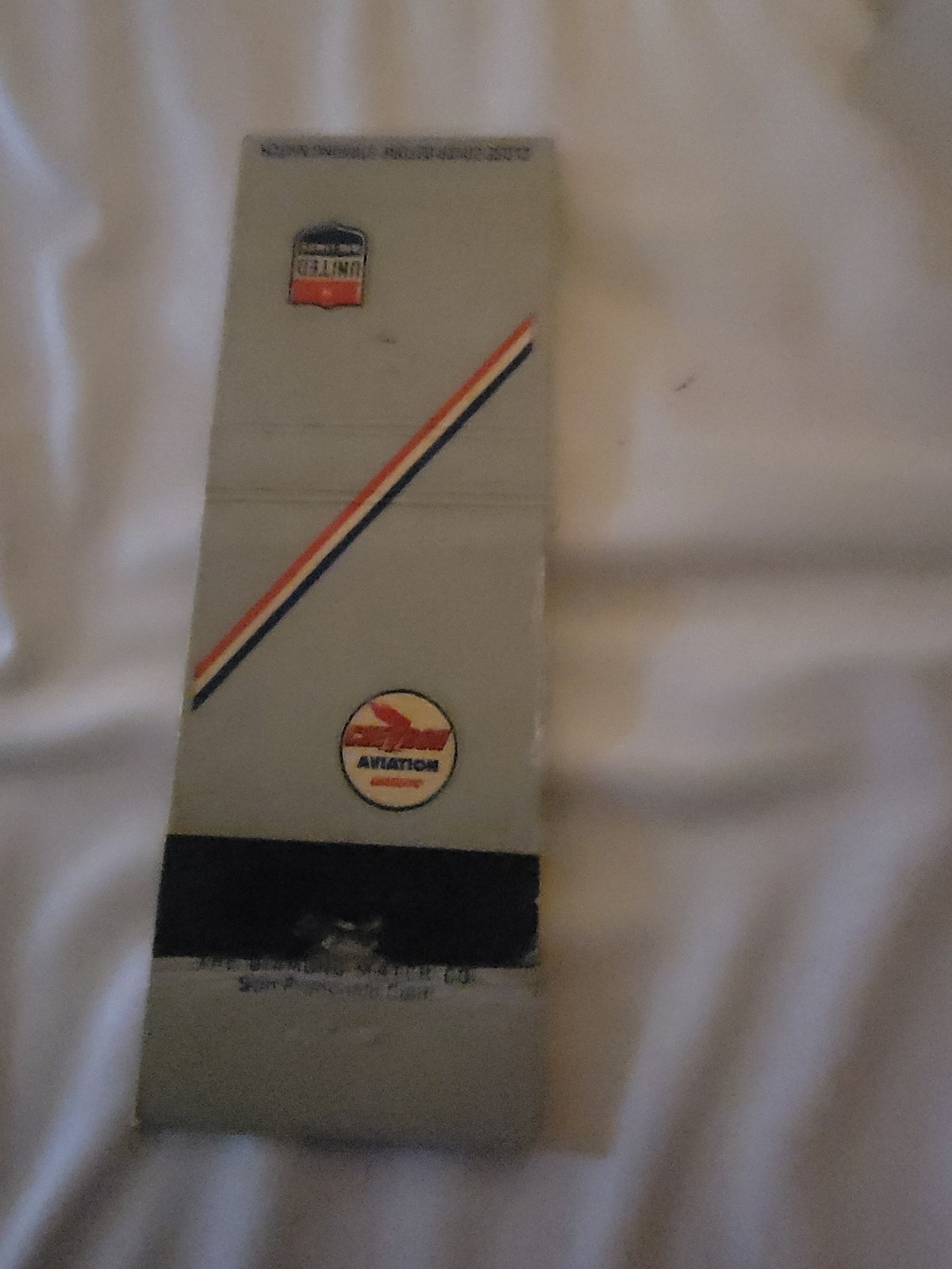 Vintage Matchcover United Air Lines Fly With Chevron Aviation Gasoline