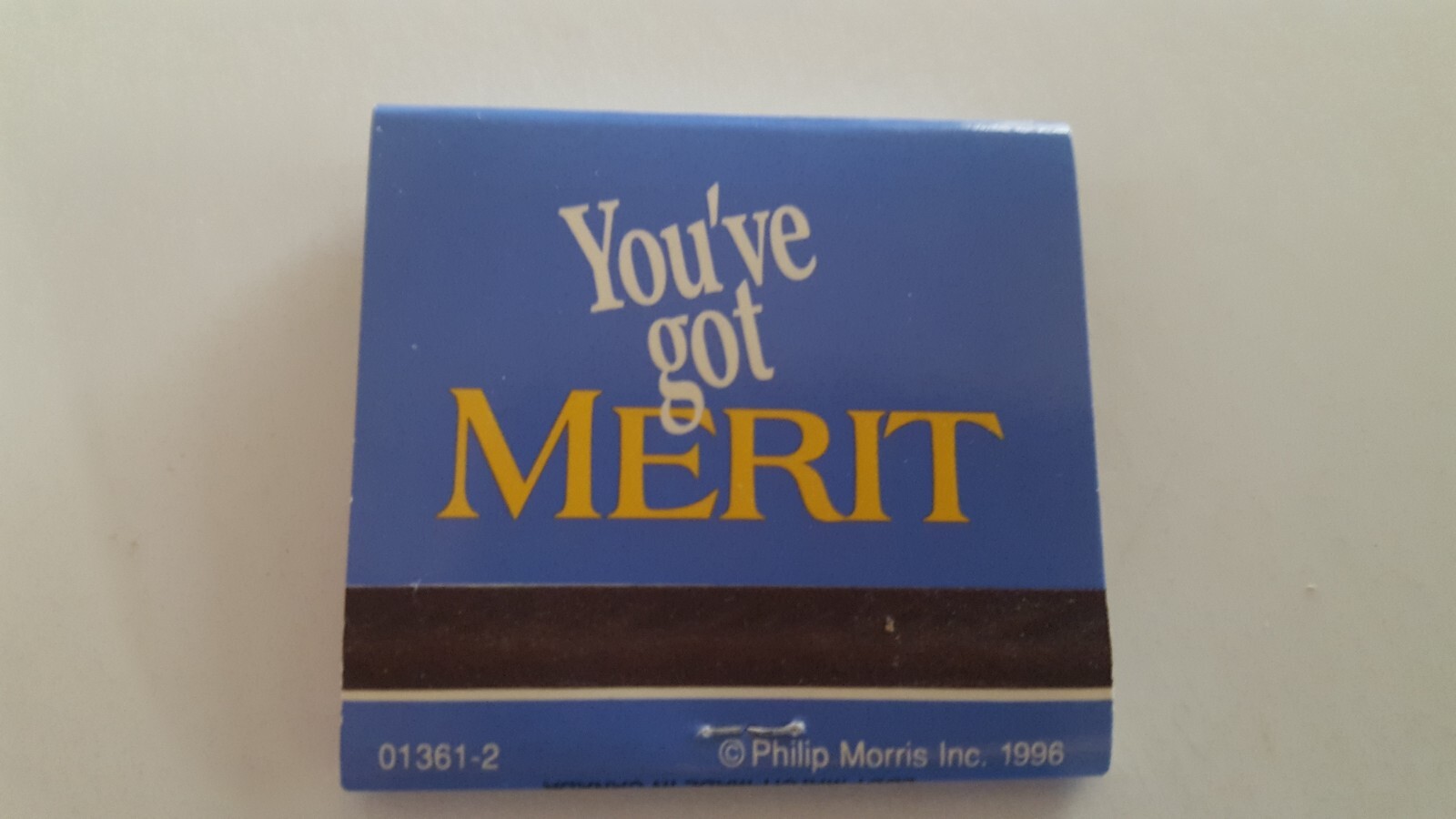 Matchbook Merit Cigarettes. Yes You Can. FULL. C1