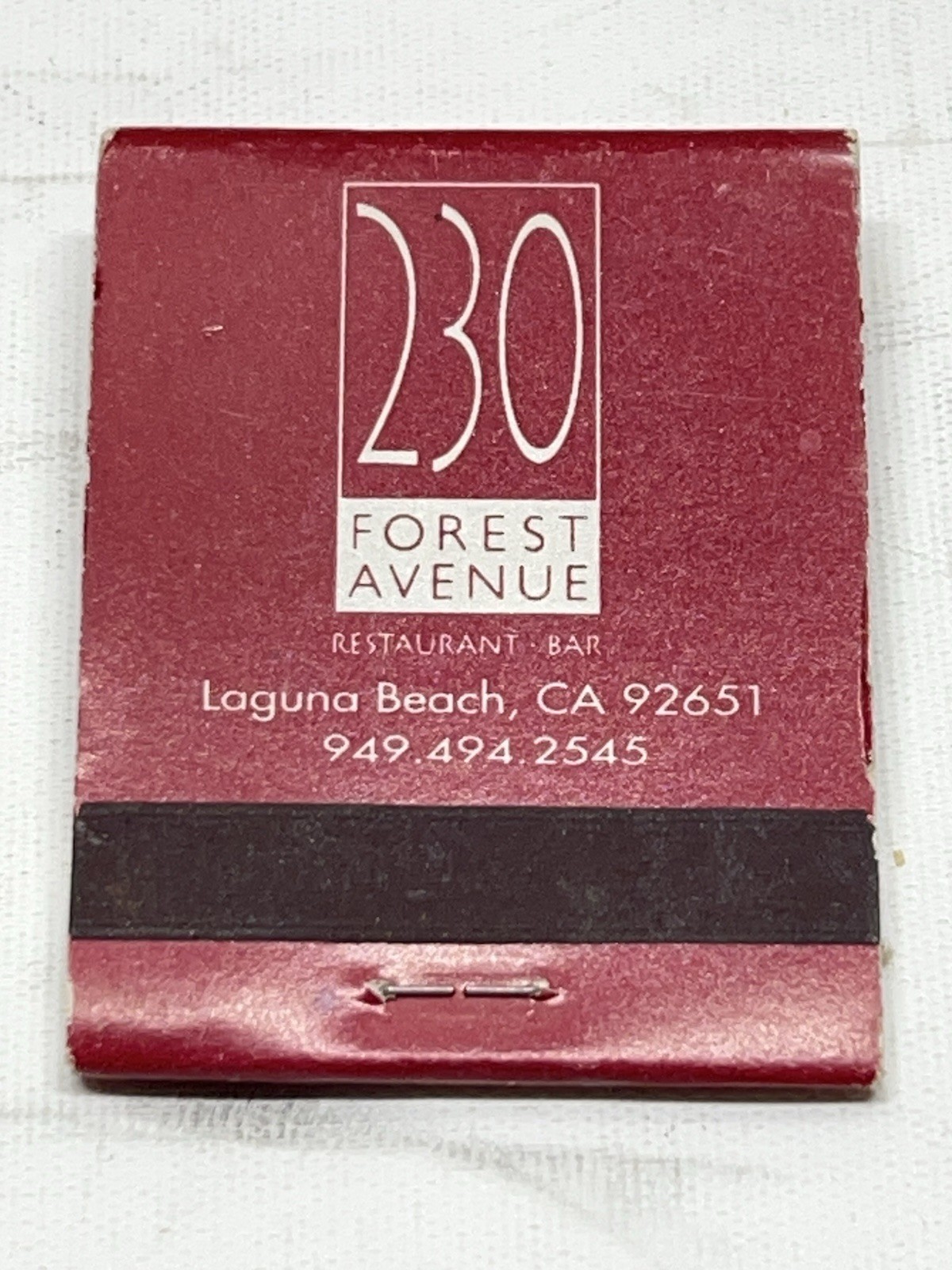 Vintage Matchbooks Restaurants NV, CA Hotels Unstruck Matches Lot Of 12