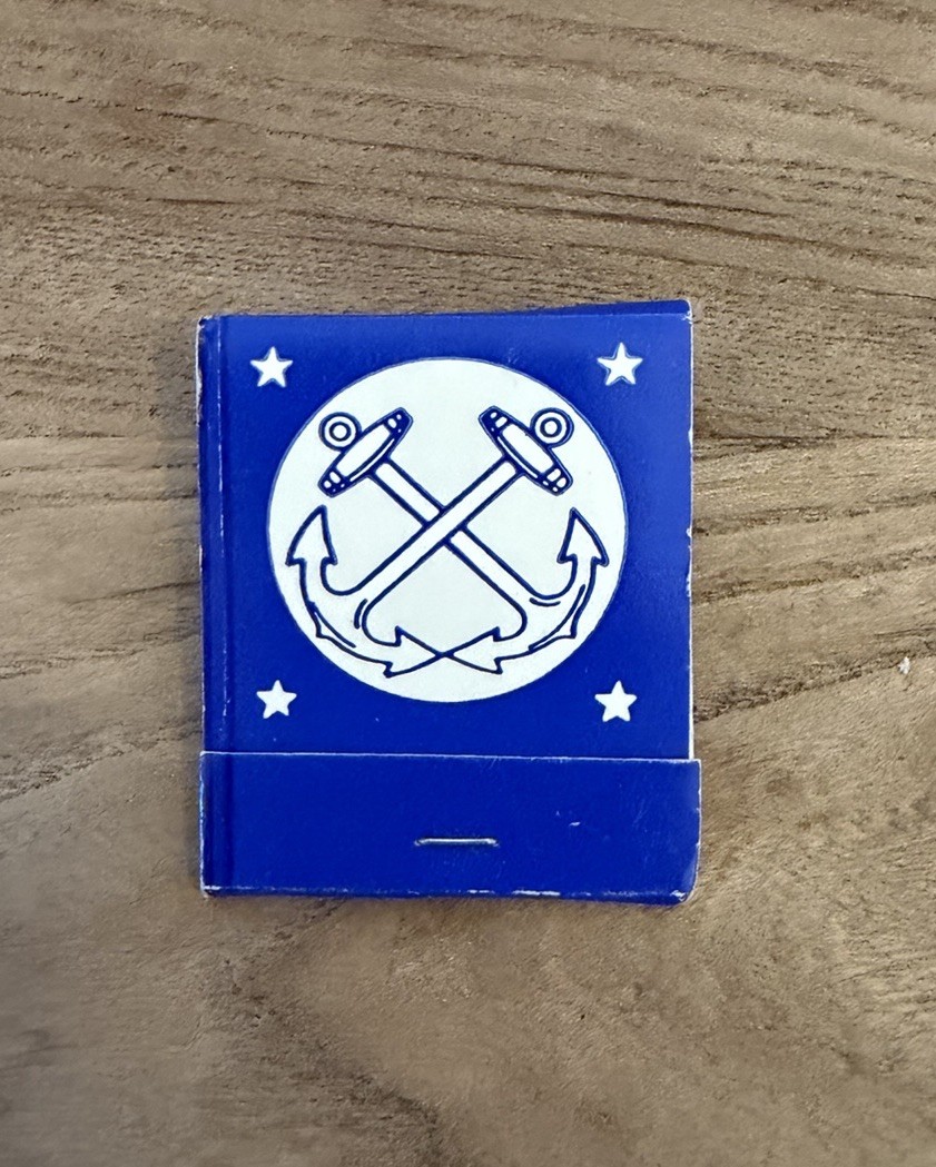 Vintage Matchbook United States Navy World Symbol of Strength Unstruck Full