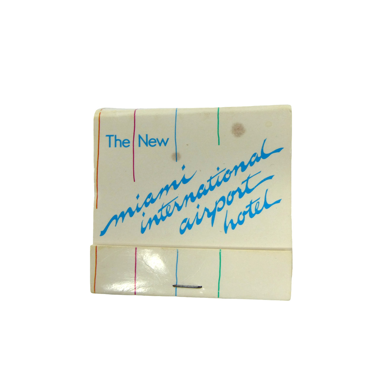 Vintage New Miami International Airport Hotel unstruck Matchbook
