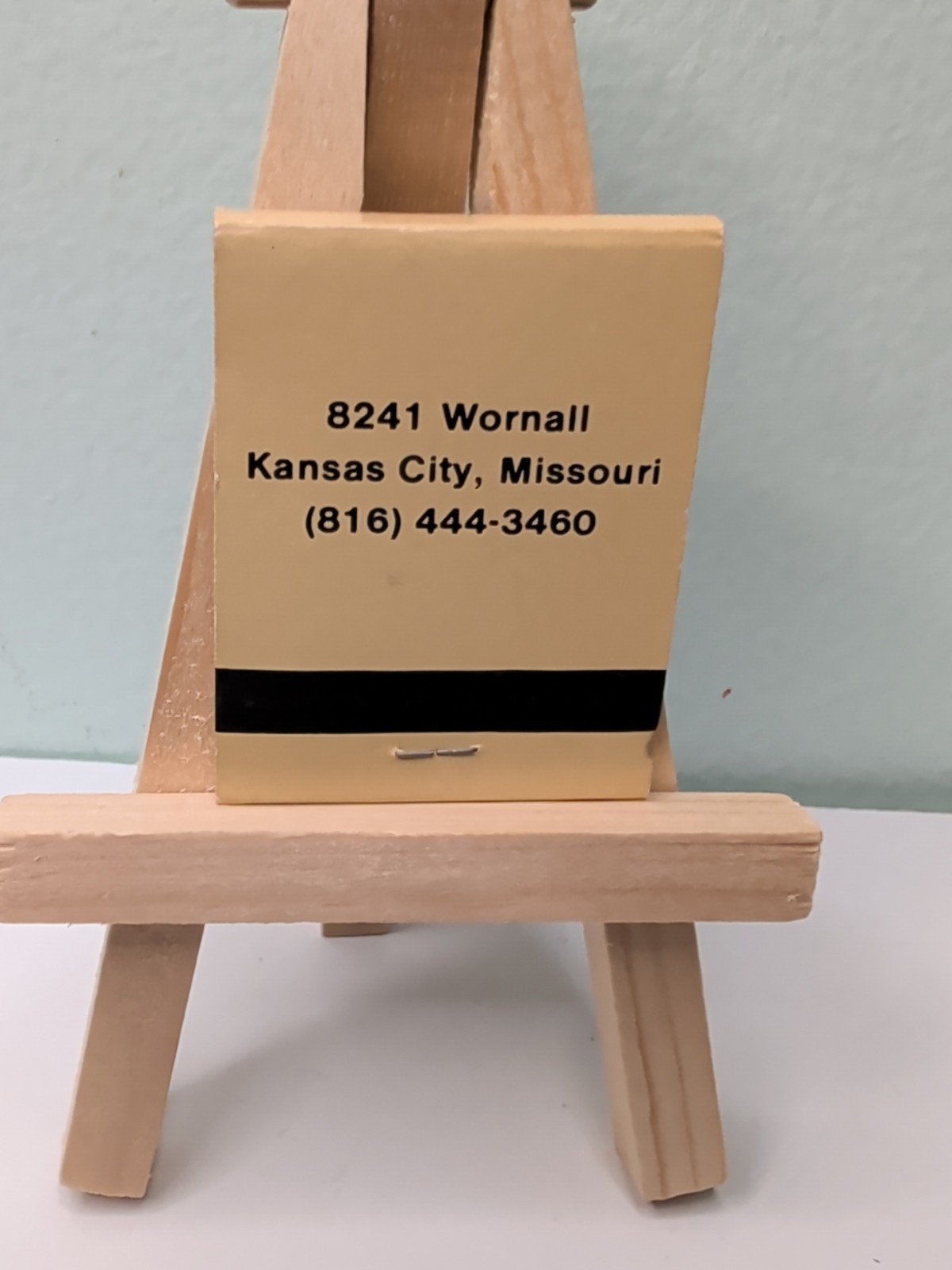 Matchbook Al-Roubaie Restaurant Kansas City, MO Full Unstruck Rare Matches Clean