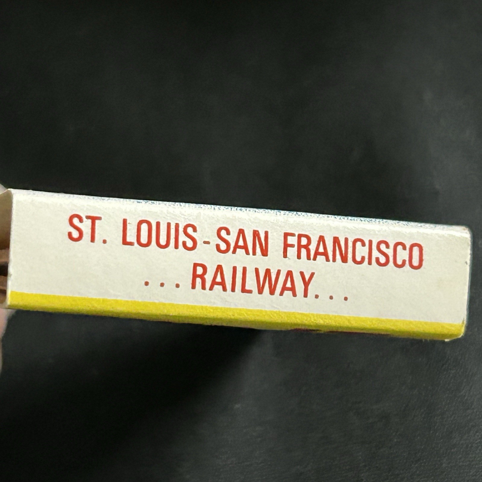 VTG Ship it on the Frisco Line Boxcar w/ 25 Matchbooks Cardboard Train Railway