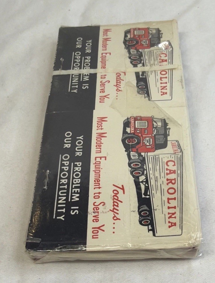 Carolina Freight Carriers Corporation Vintage Four Pack Of Matches New Sealed