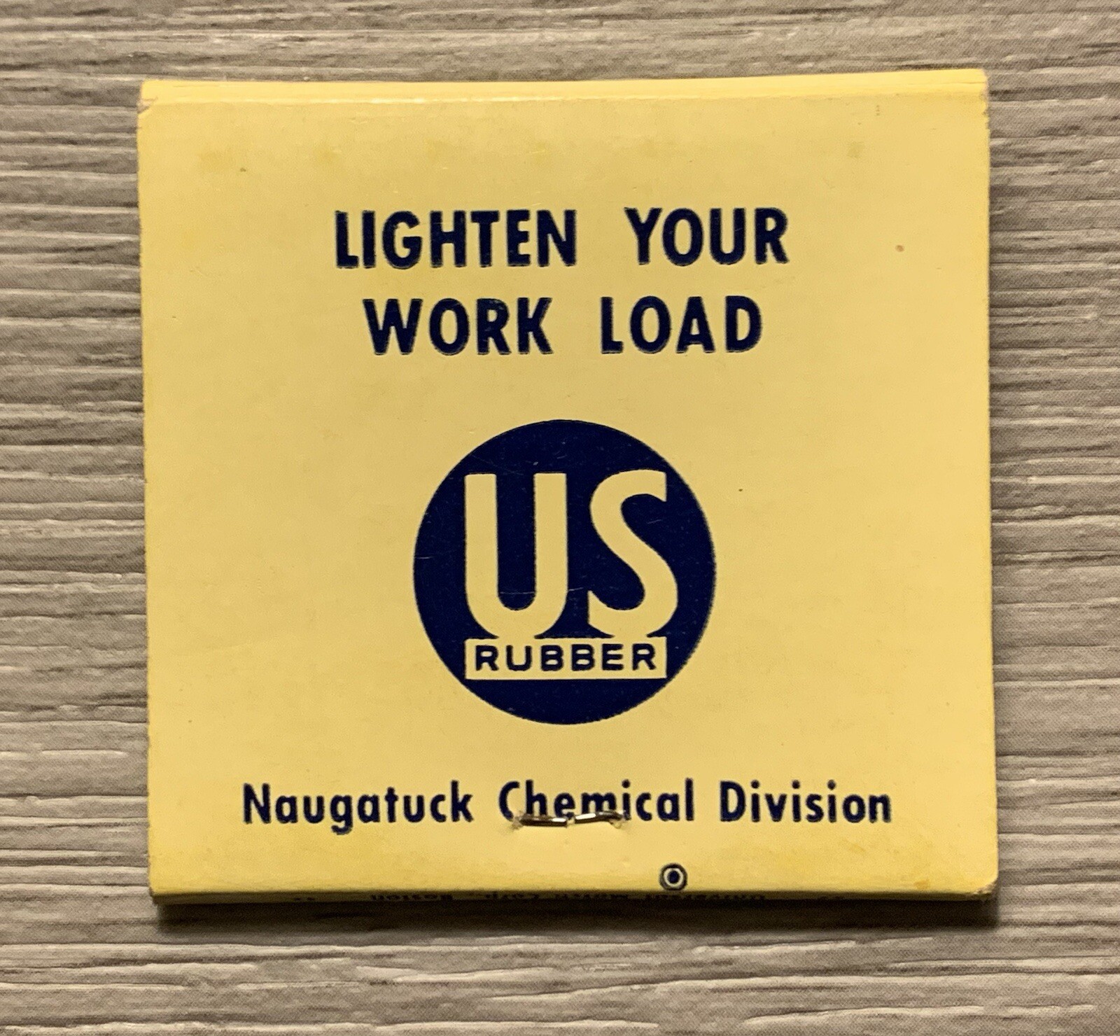United States Rubber ~ Hard to Find Vintage Matchbook ~