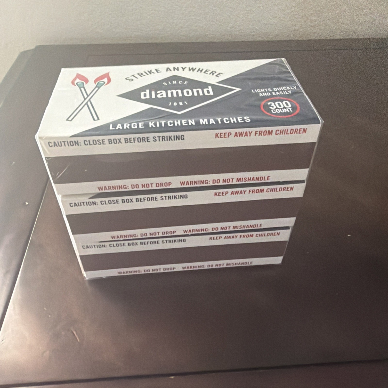 (3 x 300 per box) 900 Total! Large Kitchen Diamond Strike Anywhere Matches NEW!!