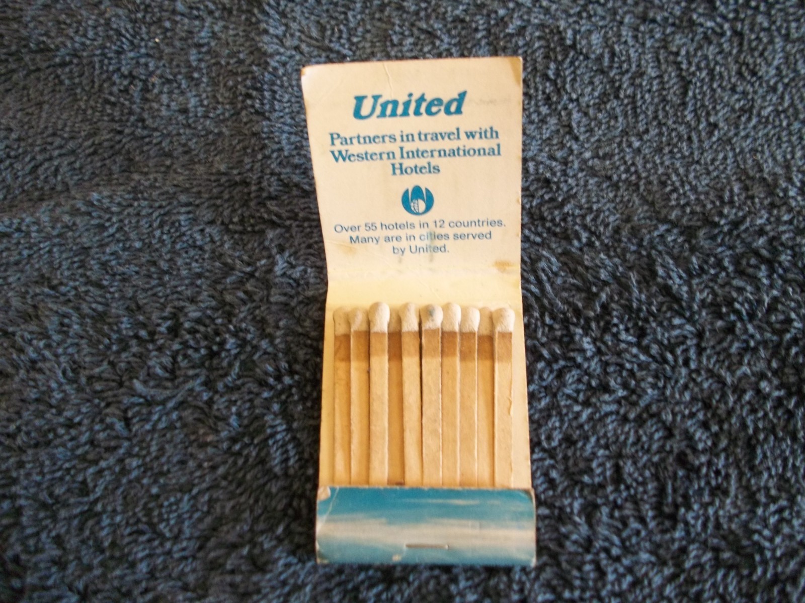 Vintage United Air Lines DC-10 747 The Friend Ships Matchbook.