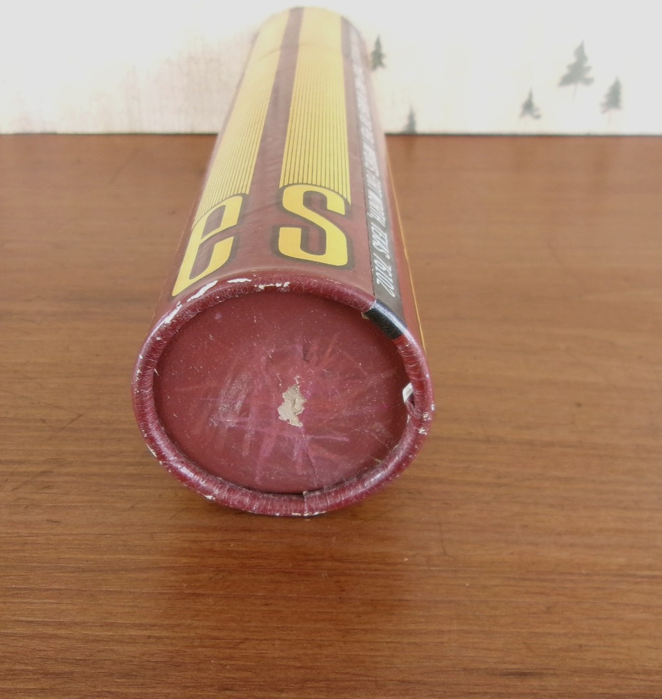 Vintage Fireplace Long Safety Matches in Cardboard Tube ~ Made in Korea