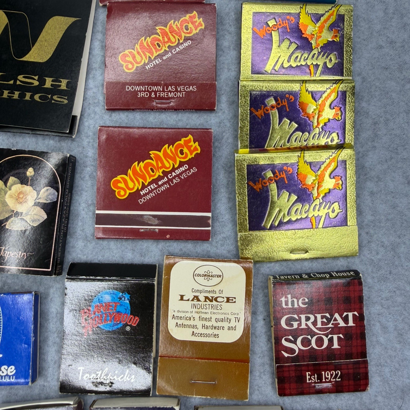 Vintage Matchbook Matches Lot 25 – Hotels Casinos Restaurants California