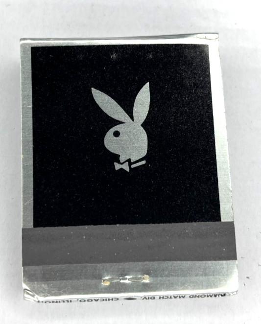 Vintage! Playboy Dallas Matchbook! Texas Black & Silver Bunny! Cowboy Boot ~Full