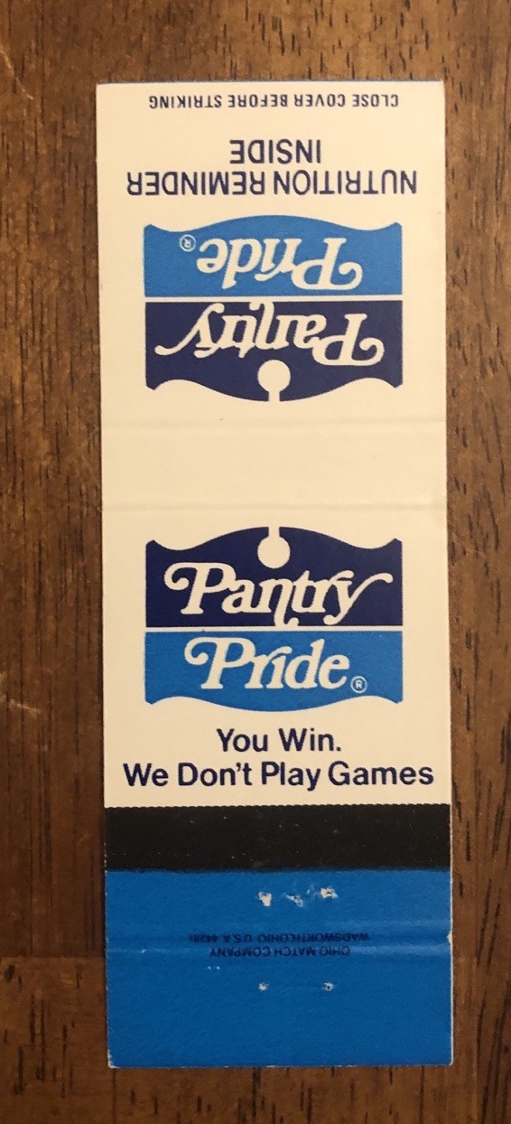 Pantry Pride – You Win. We Don’t Play Games (R1)