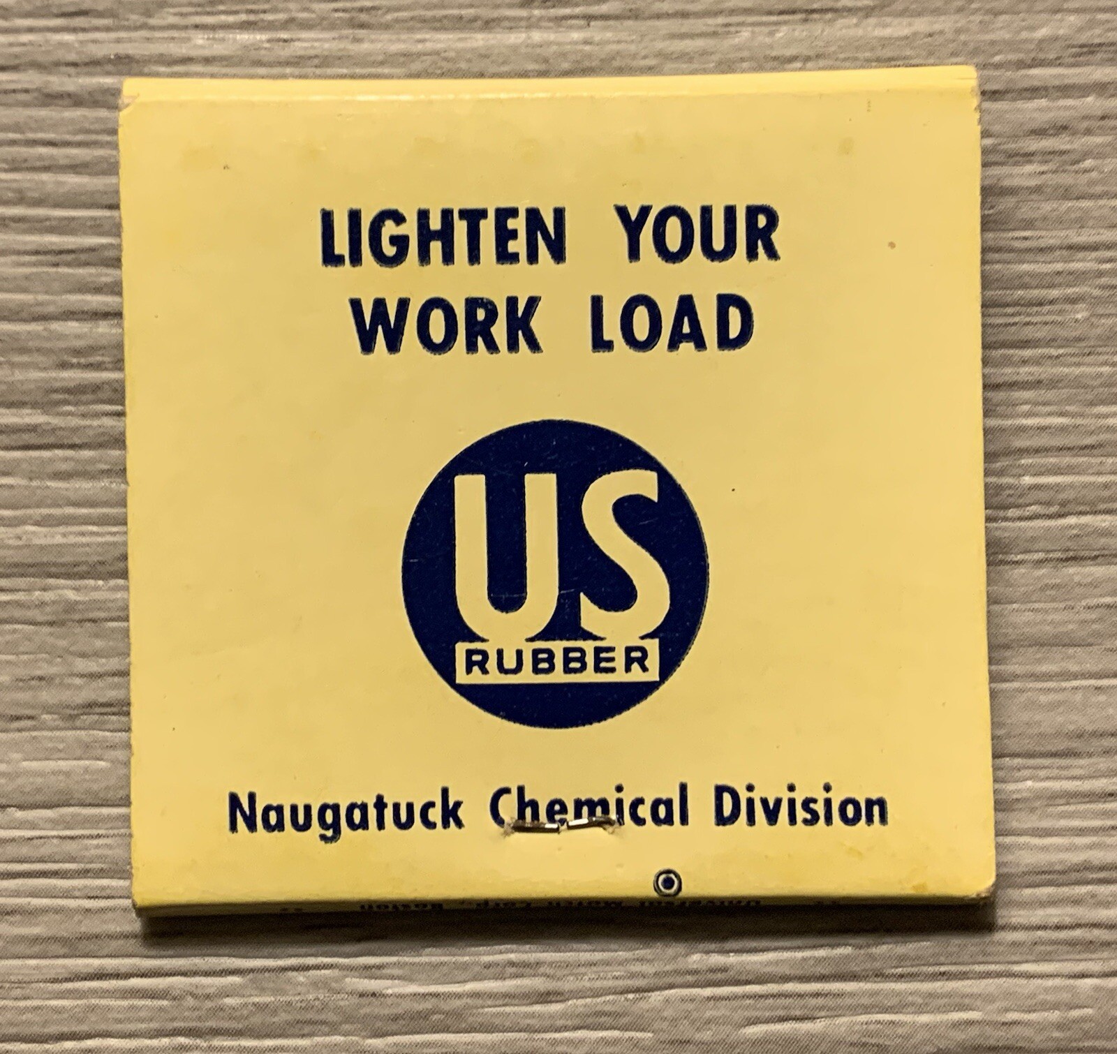 United States Rubber ~ Hard to Find Vintage Matchbook ~