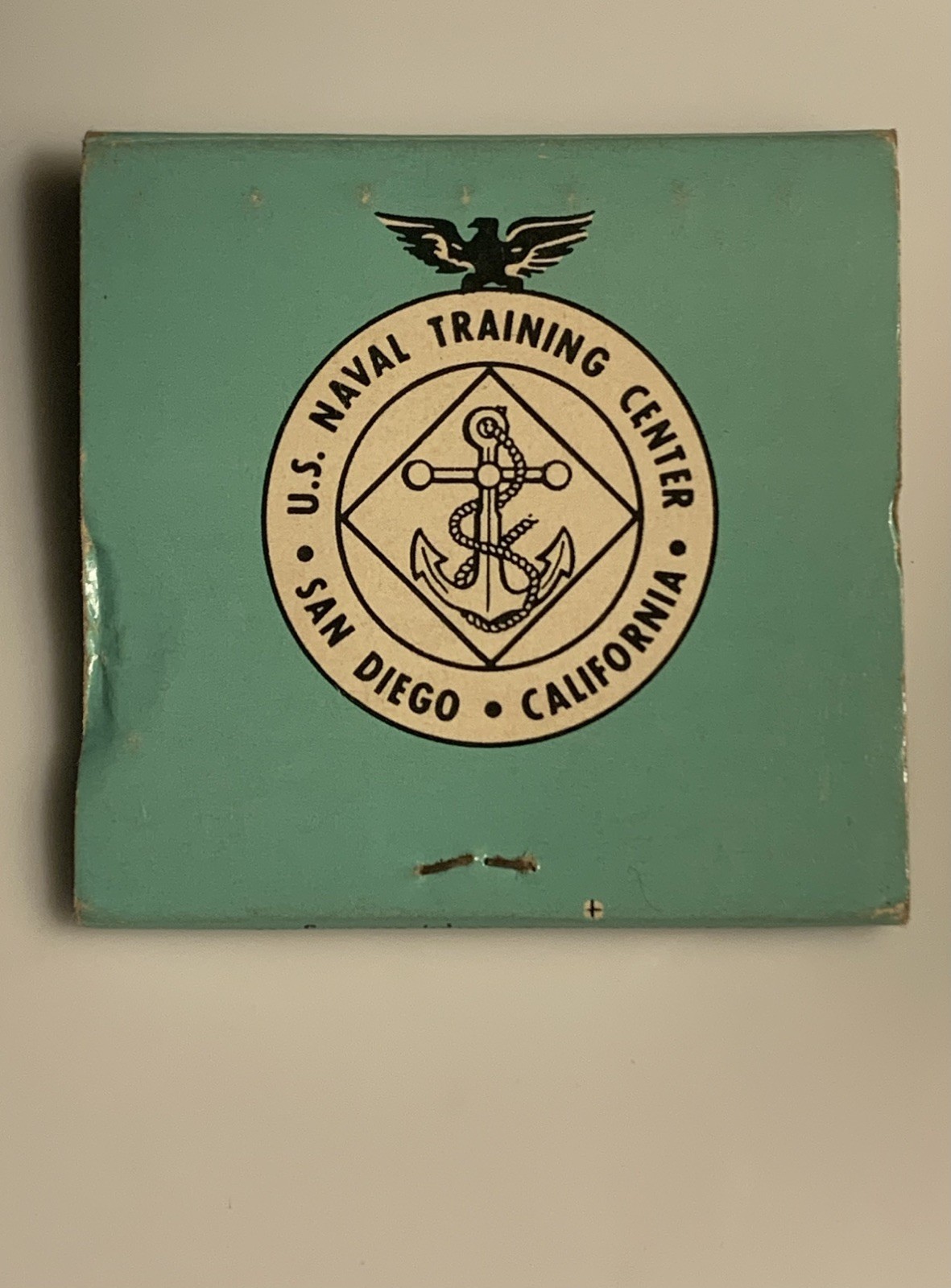 United States ~ Naval Training Center ~ Hard to Find ~ Vintage Matchbook ~
