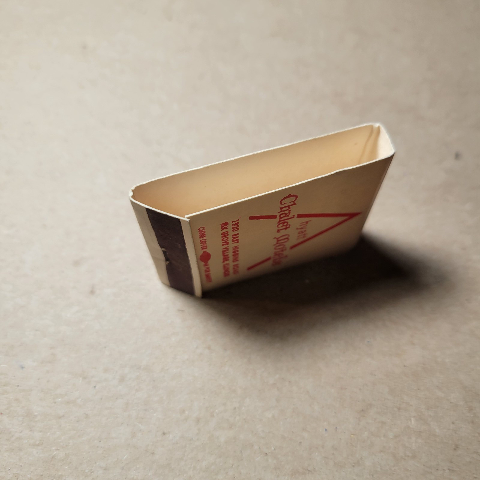 Matchbook Cover Chalet Motels Lander’s Elk Grove Village IL Illinois