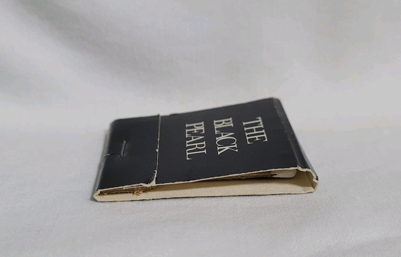 Vintage Matchbook The Black Pearl Restaurant Baltimore Maryland Advertising