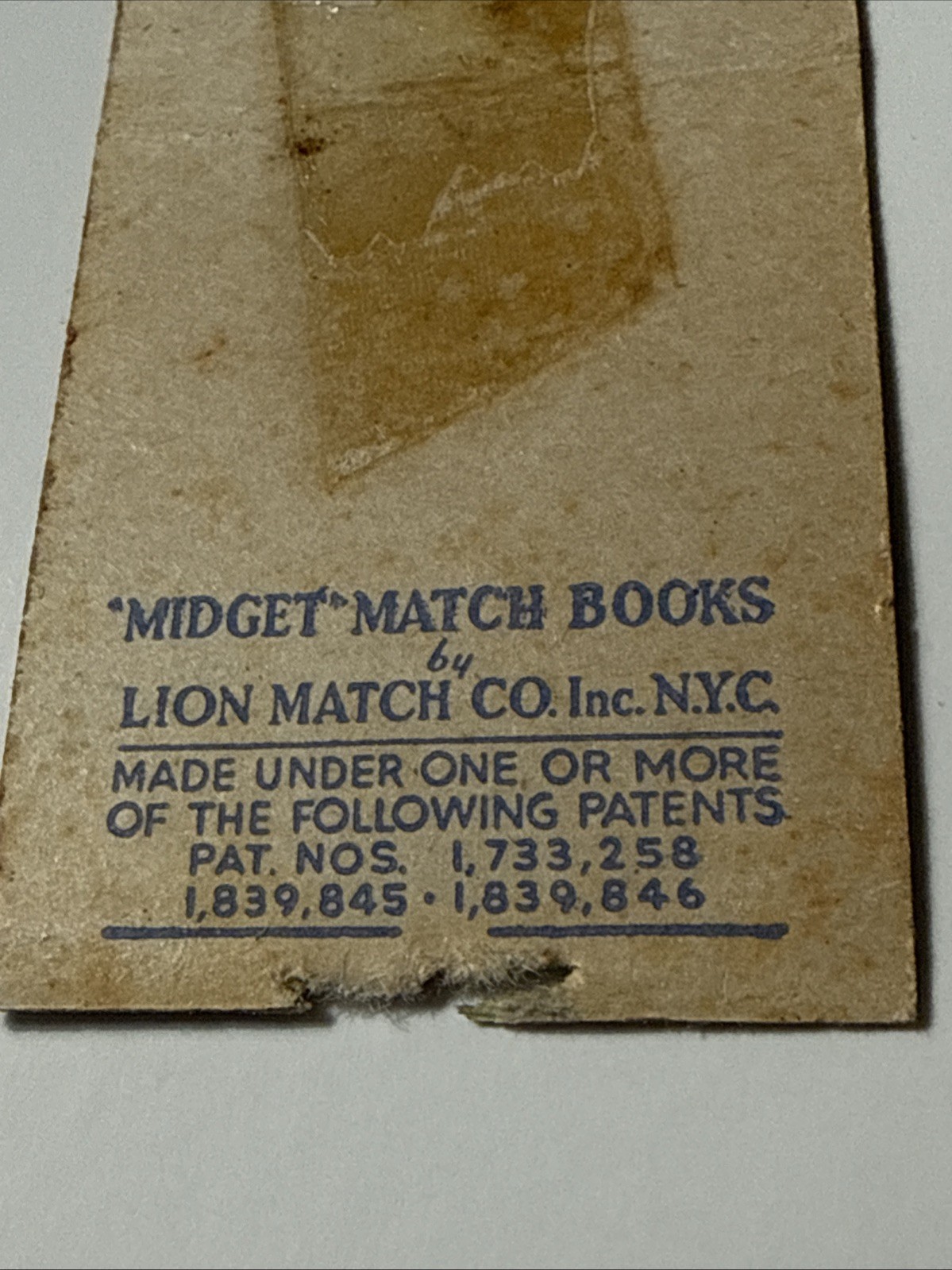 Vtg 1930s Matchbook YES YES Cocktail Lounge Chicago Illinois Bar