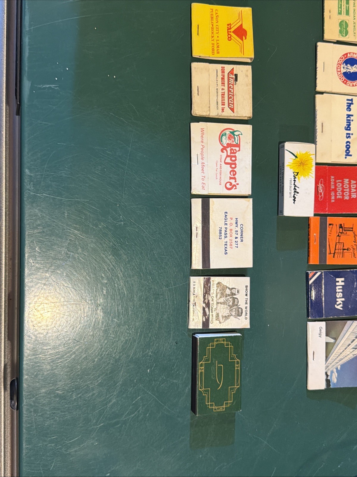 Vintage Matchbooks Lot Of 25+ Various Subjects,