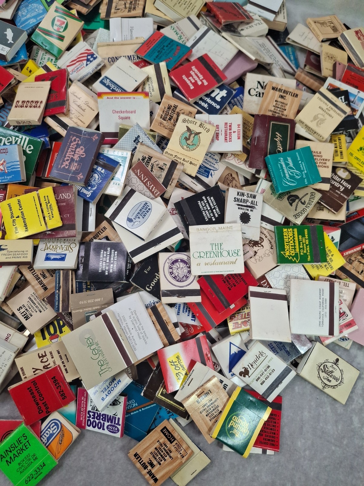 Lot Of 50 Assorted New/ Used Matchbooks /Matchboxes -Random Selection Vintage