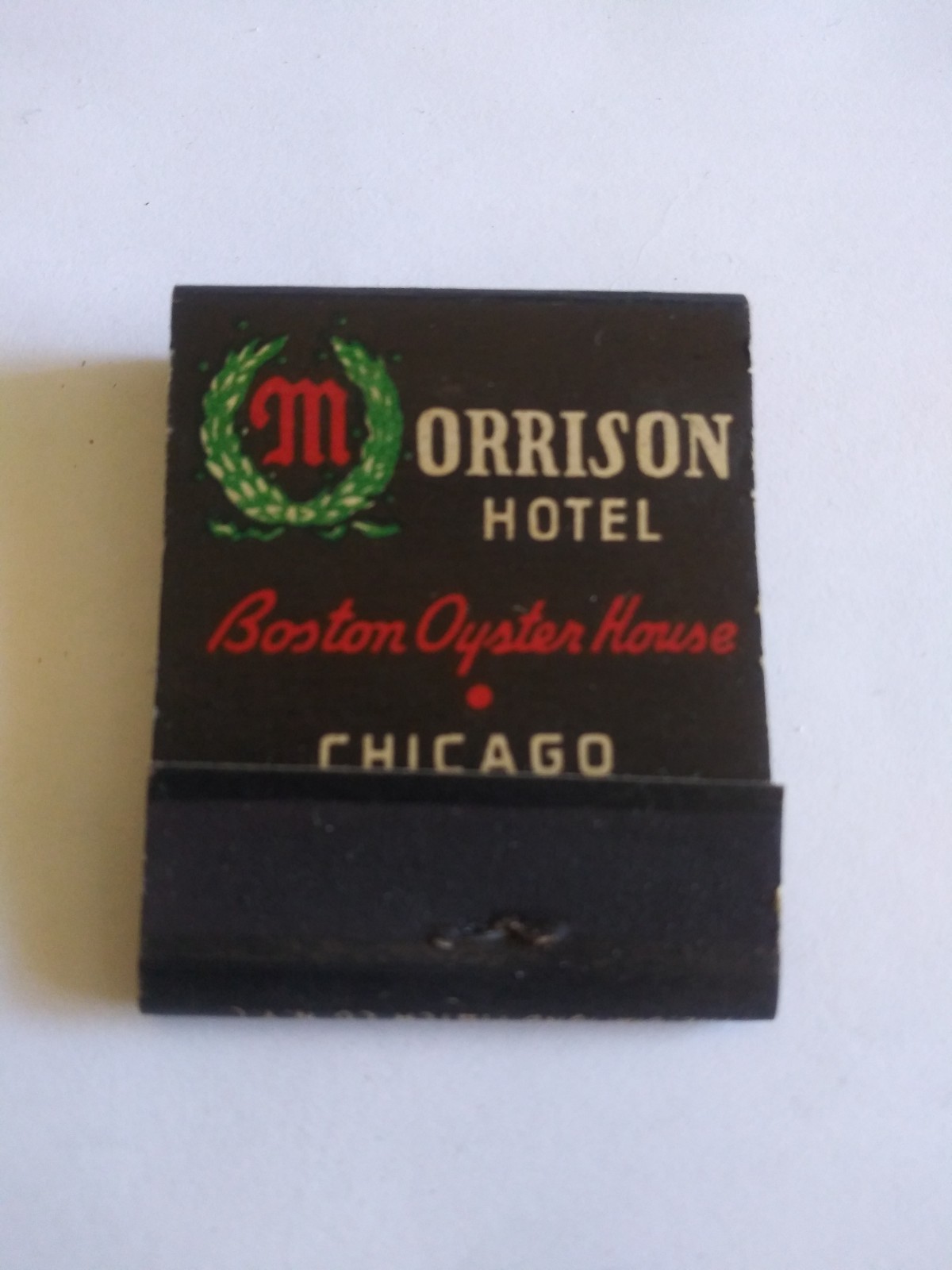 Vintage Matches From Morrison Hotel Chicago Illinois Rare Black Cover.
