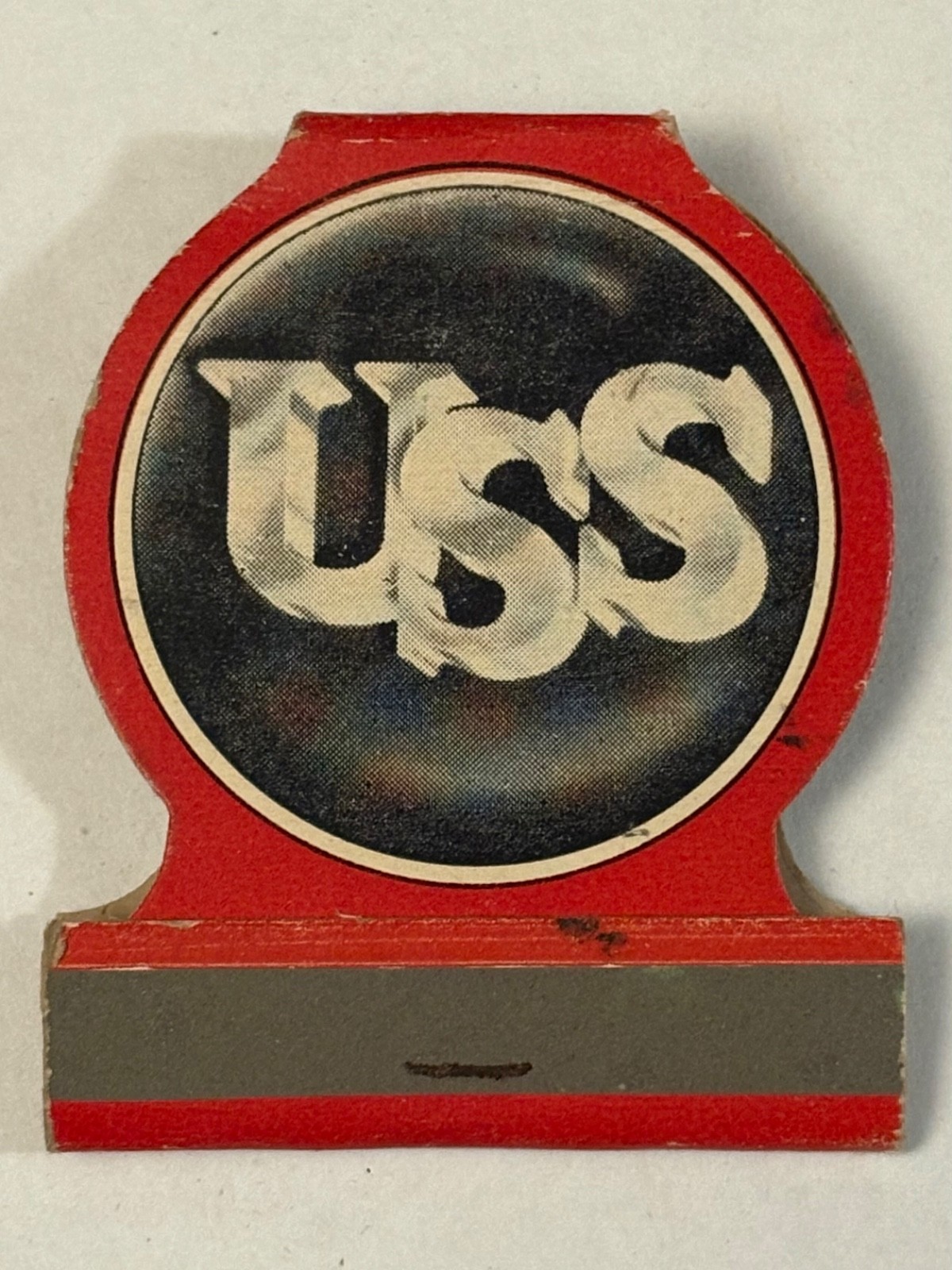 United States Steel Full Matchbook USS Pittsburgh Pennsylvania Contour Die Cut