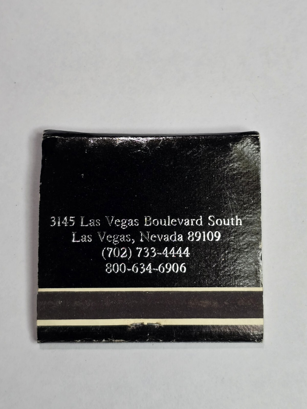 Desert Inn Hotel Casino Vintage Unused Black Matchbook Las Vegas Nevada