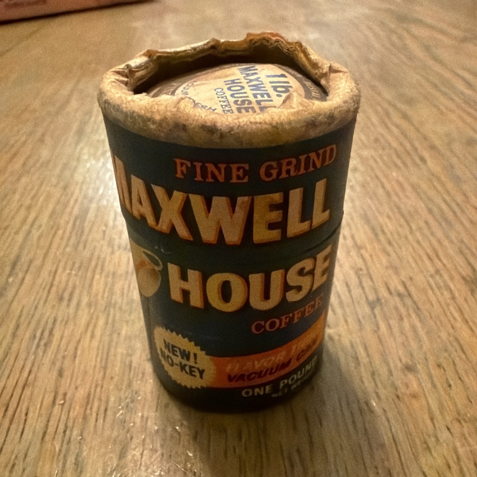 Rare Vintage Maxwell House Collectible Wooden Stick Matches In Cardboard Can 🔥